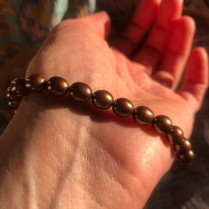 Honora chocolate pearl bracelet